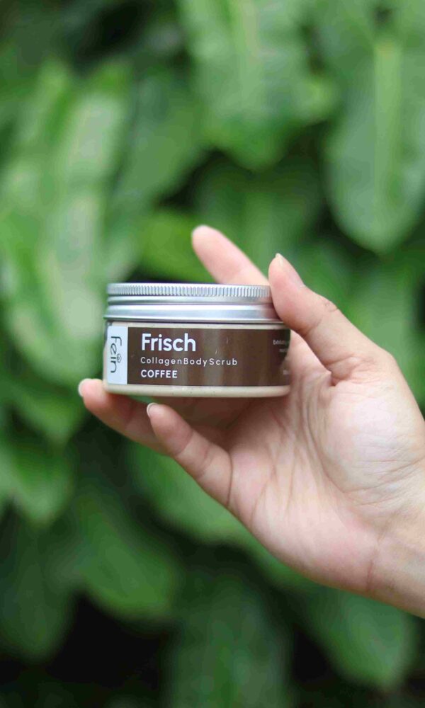 DISKON Bodycare FEIN skincare lokal Indonesia - Diskon Bodywash dan Body Scrub - Diskon Juli 2025 - Diskon Skincare Juli 2025 - Frisch Body Scrub Coffee | Stärken Body Wash FEIN | Starken Body Wash FEIN