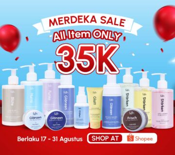 Promo skincare lokal. Promo skincare Agustus. Promo kemerdekaan. Promo merdeka sale 2025.