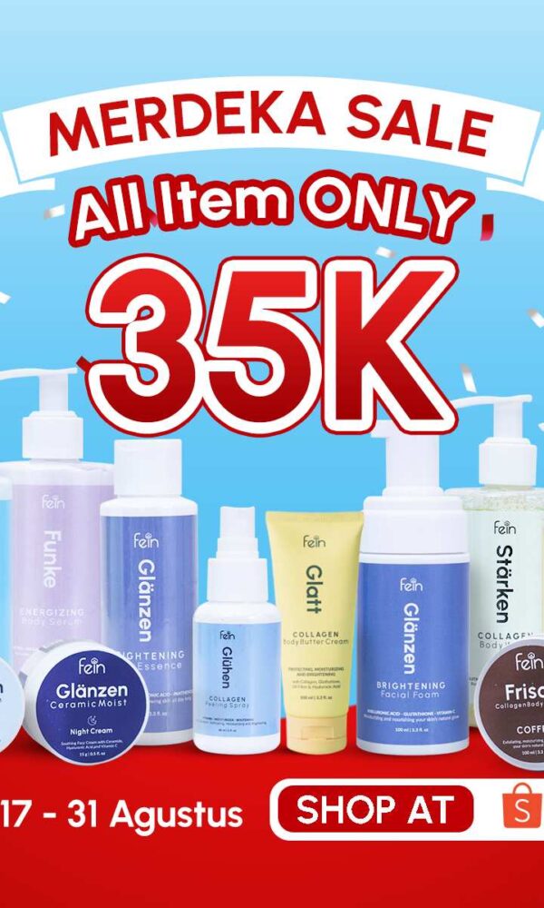 Promo skincare lokal. Promo skincare Agustus. Promo kemerdekaan. Promo merdeka sale 2025.